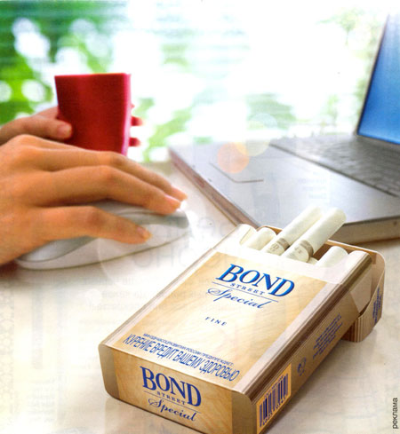 Реклама сигарет Bond