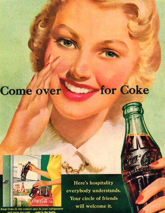 Печатная реклама Coca-Cola