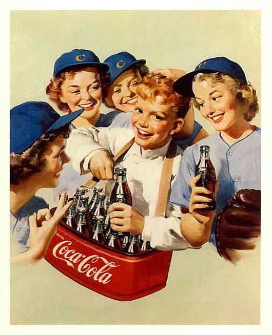 Печатная реклама Coca-Cola