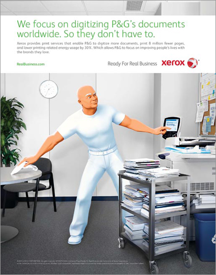 Xerox "Ready for Real Business" campaign