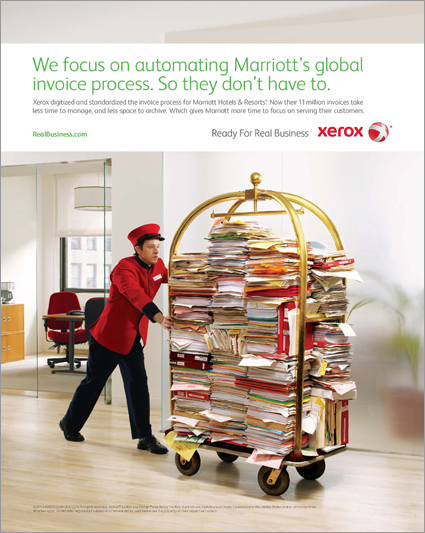 Xerox "Ready for Real Business" campaign